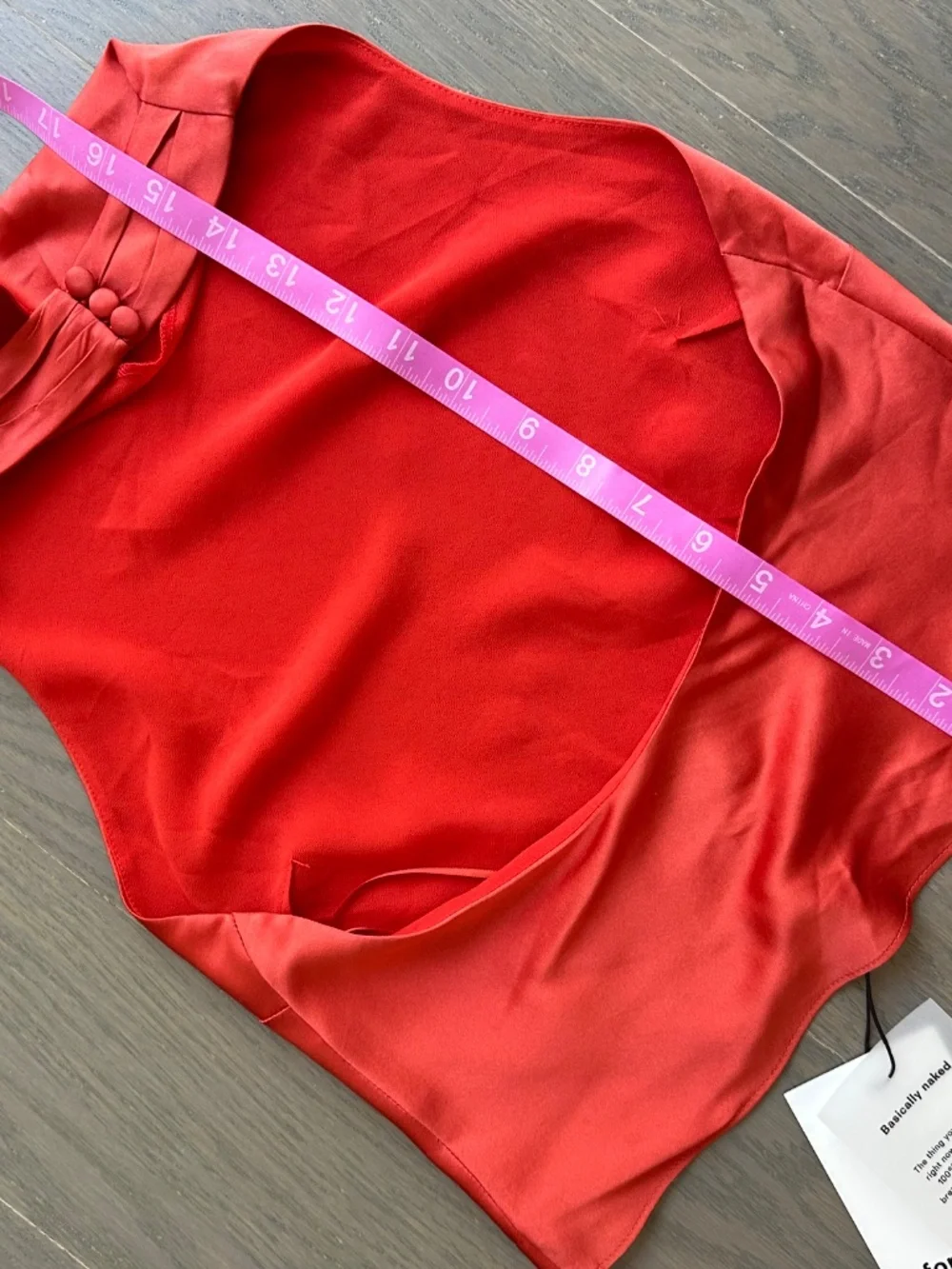 Reformation SERA Two Piece Silk Maxi Skirt Set Red Coral Orange Sz 0 - With Tags - Picture 11 of 12